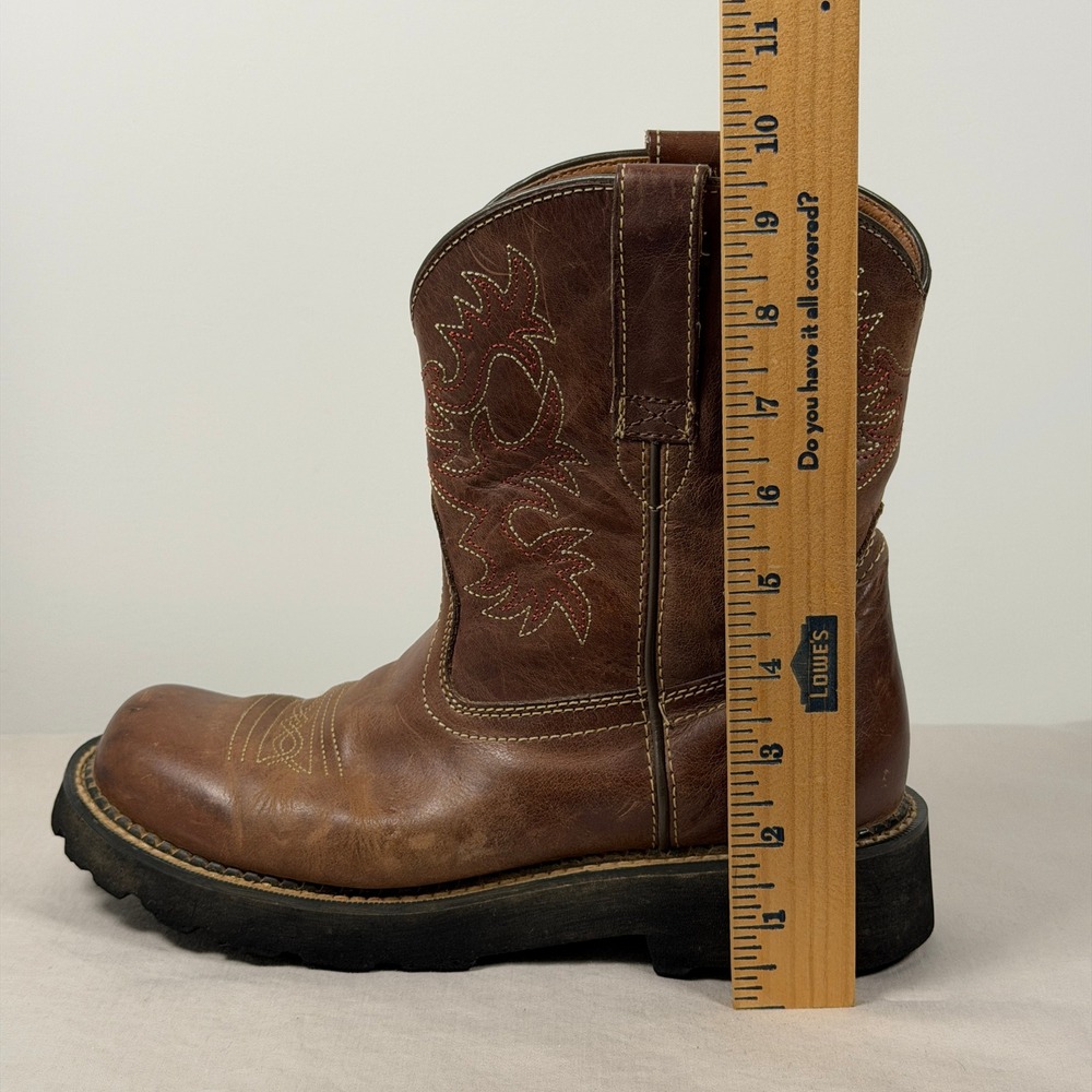 Ariat Fatbaby Heritage Brown Leather Western Boots 10001183 Womens 9B - Picture 6 of 16